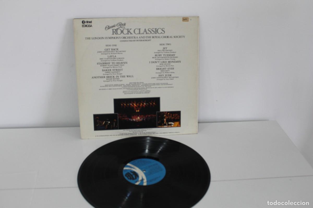 Discos de vinilo: THYE LONDON SYMPHONY ORCHESTRA ROCK CLASSICS LP 1981 - Foto 3