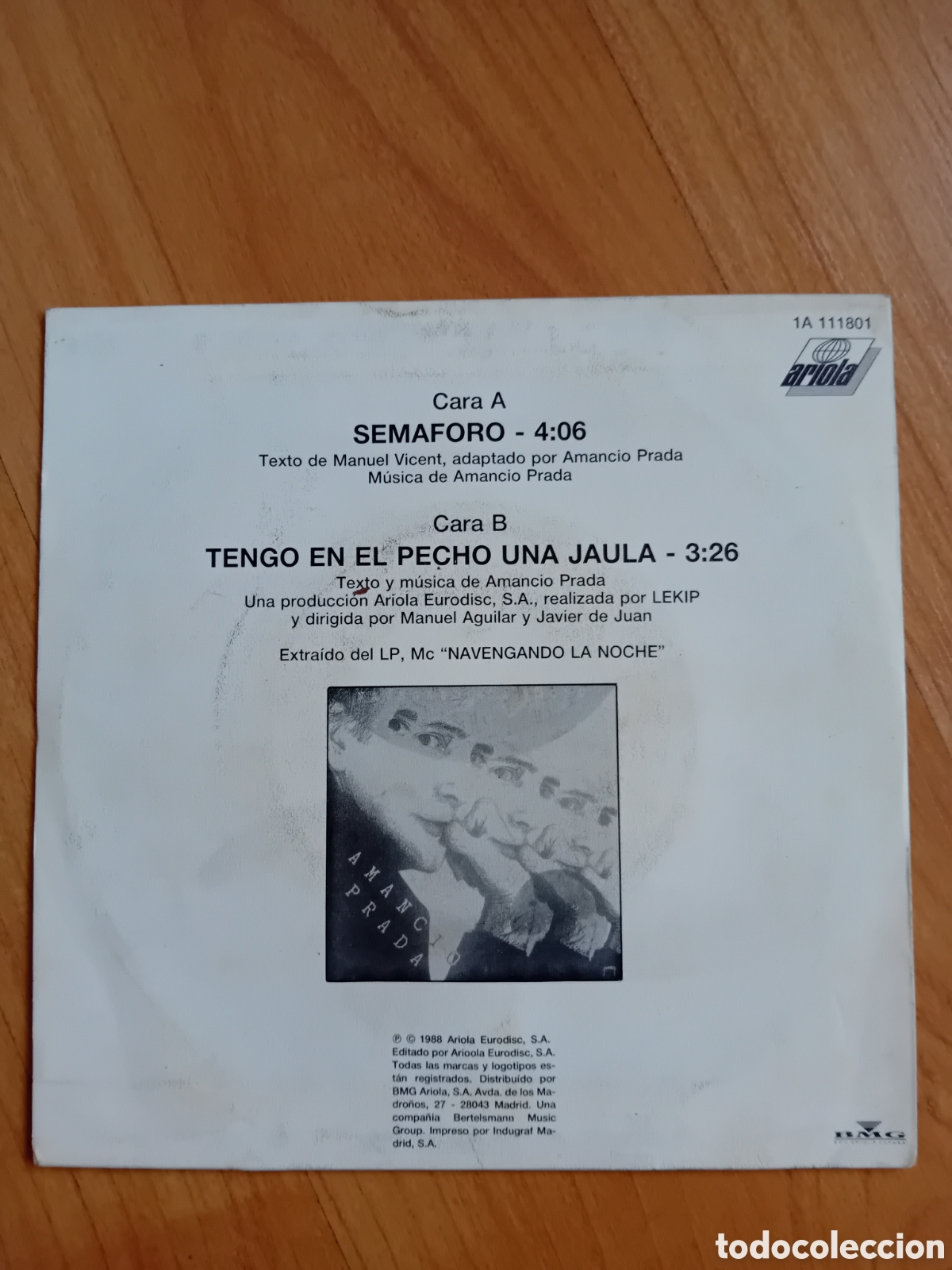 Discos de vinilo: AMANCIO PRADA. SEM&Aacute;FORO - Foto 2