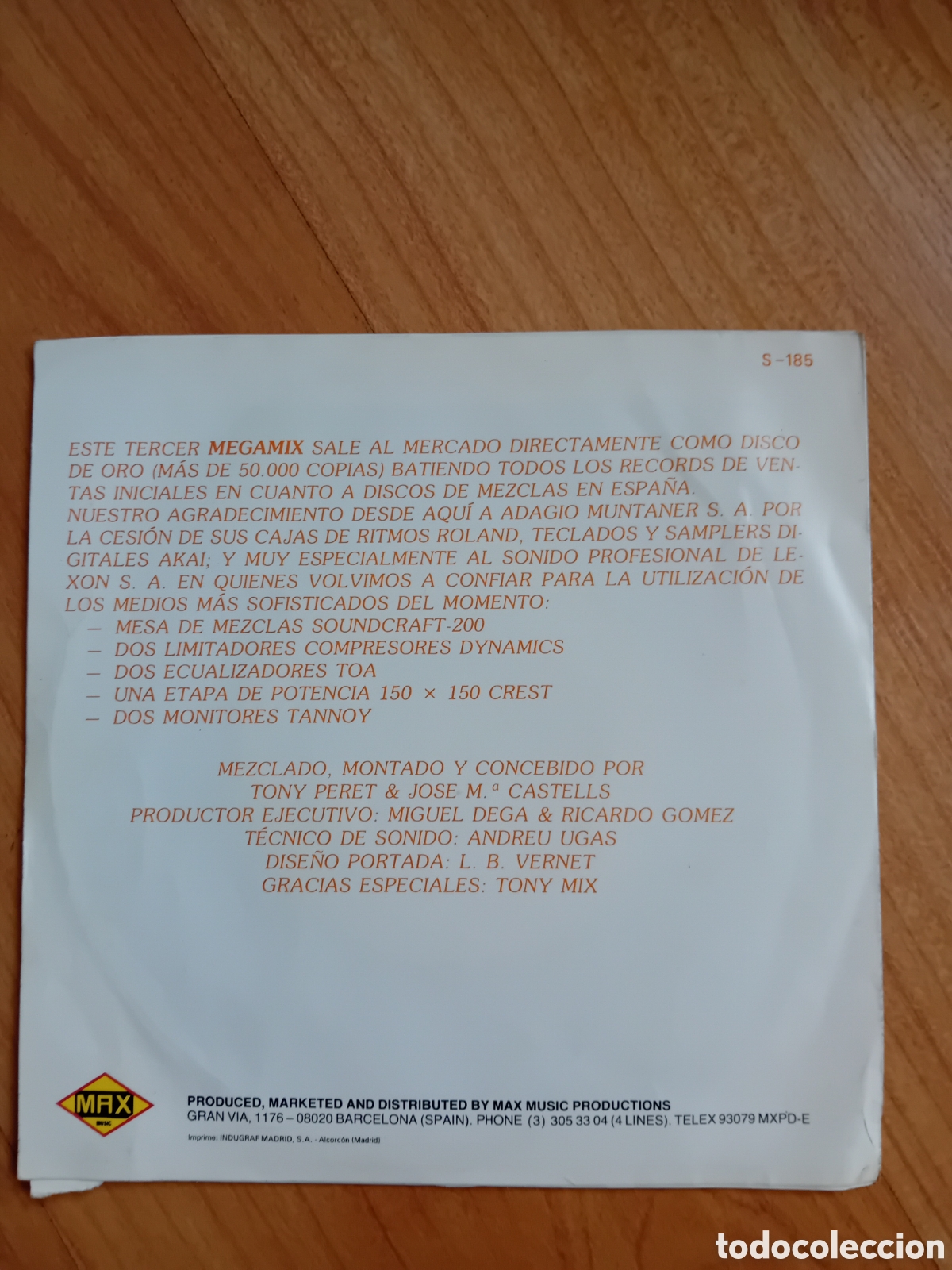 Discos de vinilo: MAX MIX 3. RADIO VERSION - Foto 2