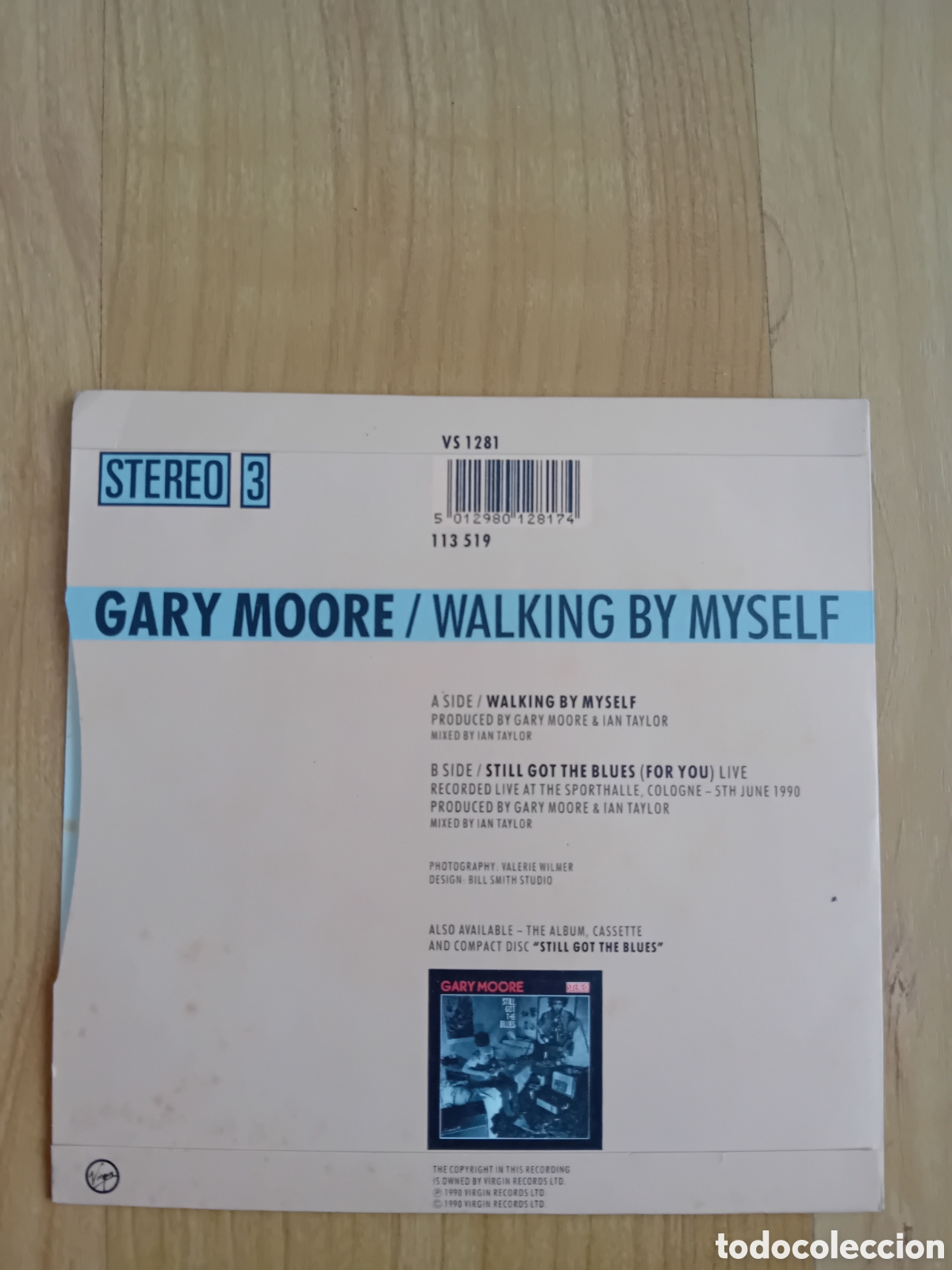 Discos de vinilo: GARY MOORE. WALKING BY MYSELF - Foto 2