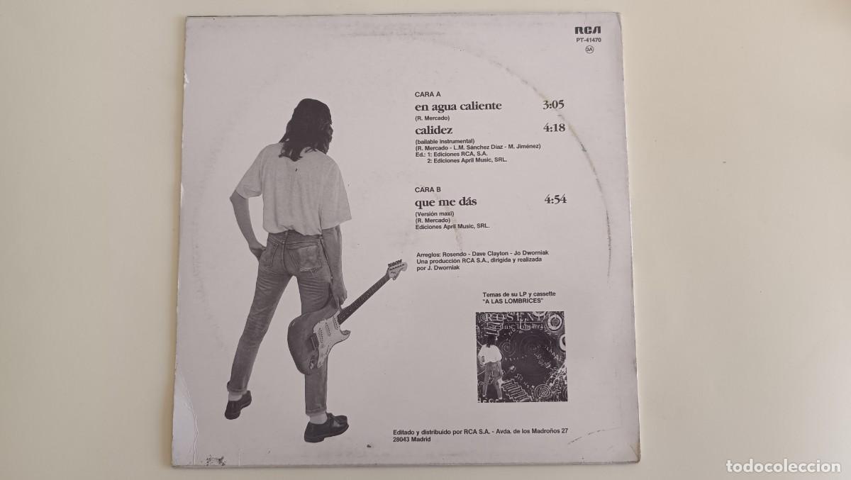 Discos de vinilo: Rosendo &ndash; En Agua Caliente - Foto 2