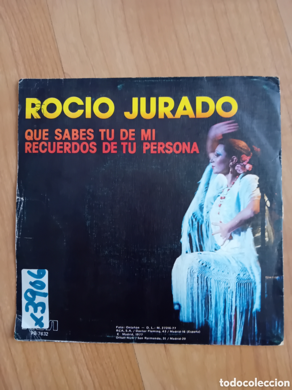 Discos de vinilo: ROCIO JURADO. QUE SABES TU DE MI - Foto 2