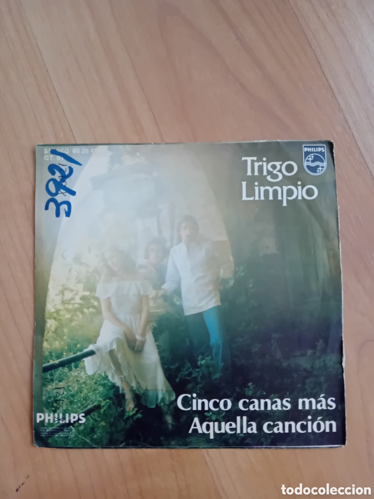 Discos de vinilo: TRIGO LIMPIO. CINCO CANAS MAS - Foto 2