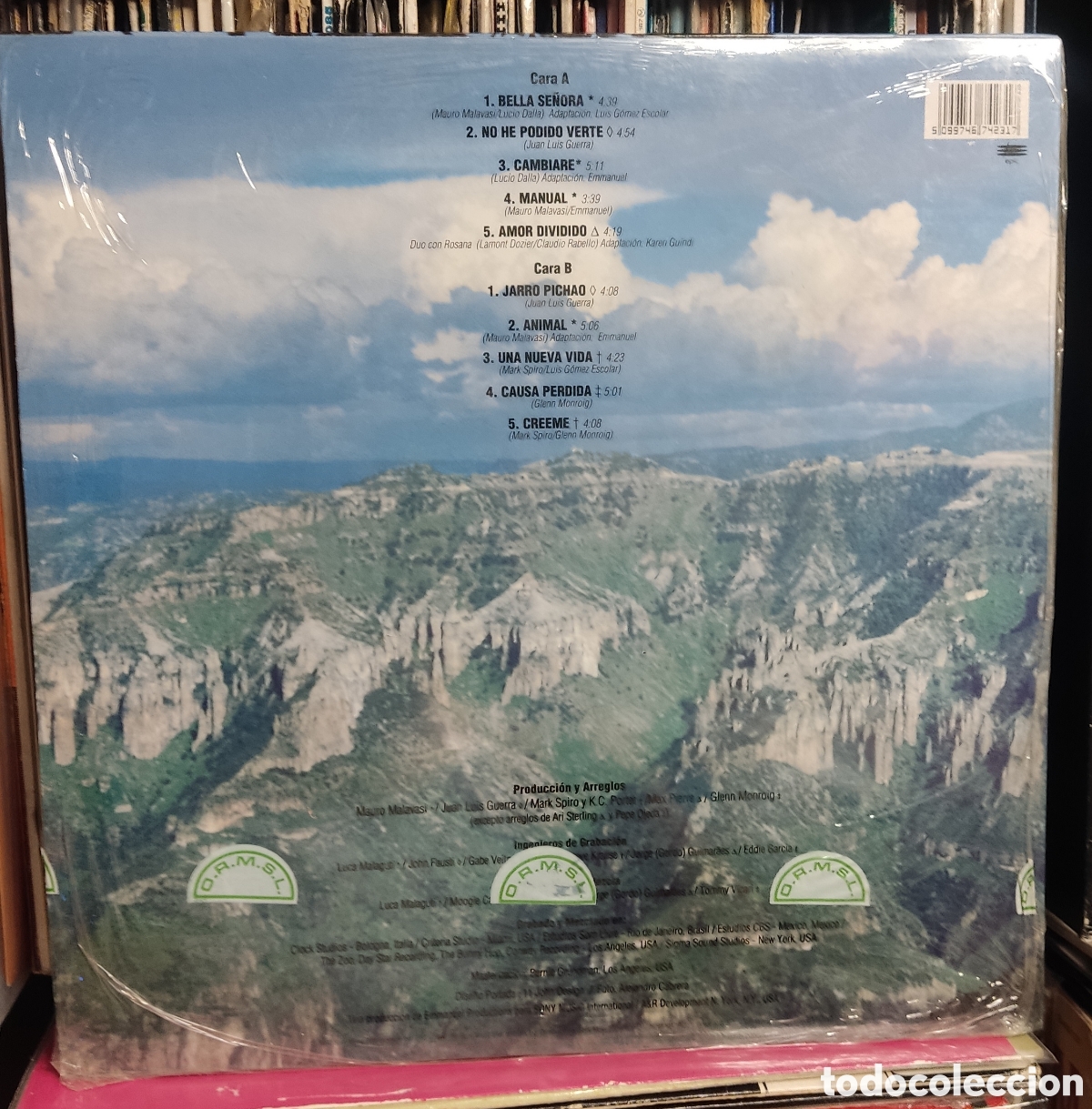 Discos de vinilo: EMMANUEL - VIDA LP ESPA&Ntilde;A - Foto 2