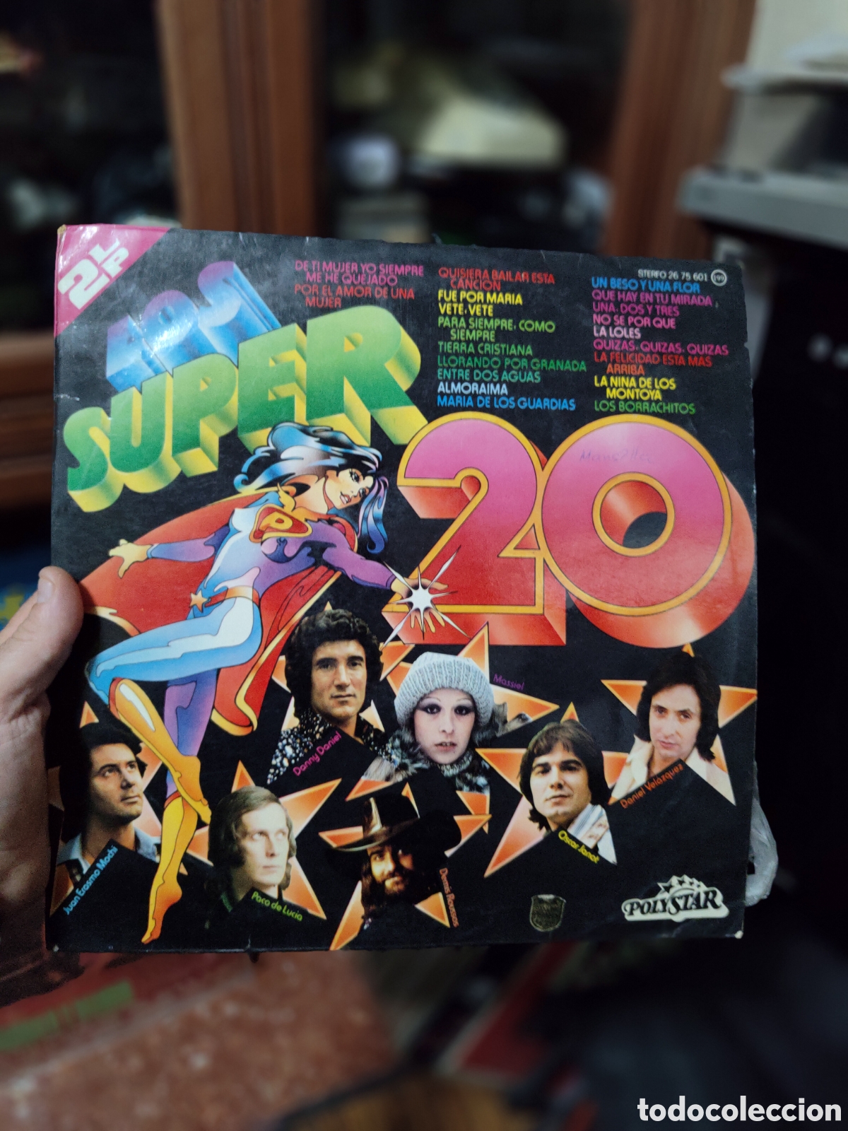 Discos de vinilo: LOS SUPER 20- VINILO 2 LP - Foto 1