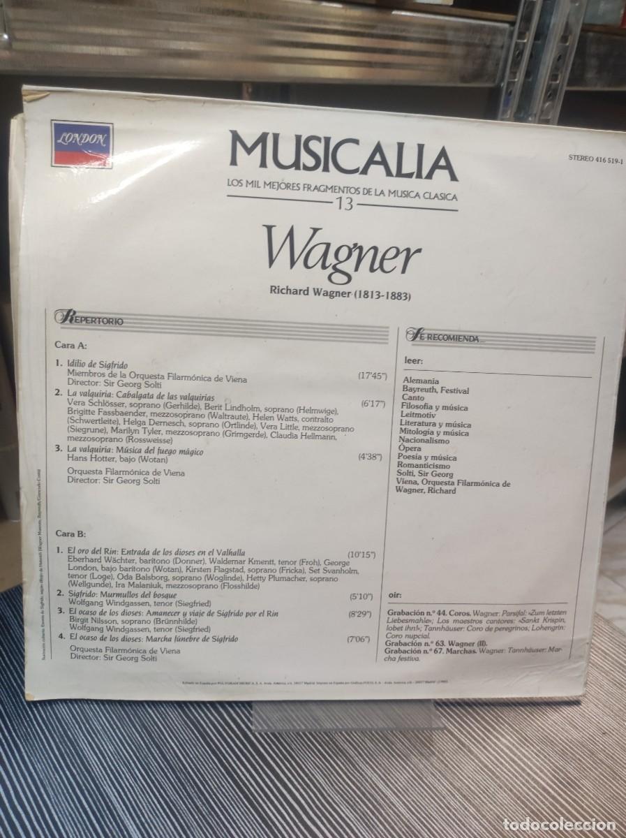 Discos de vinilo: Musicalia 13. Wagner - Foto 2