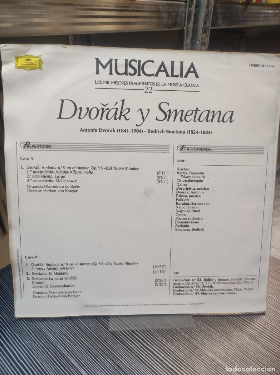 Discos de vinilo: Musicalia 22. Dvorak Y Smetana - Foto 2