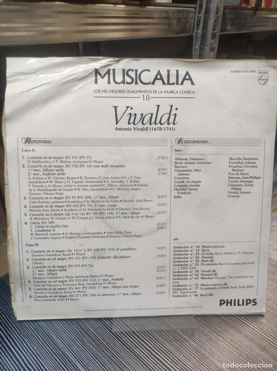 Discos de vinilo: Musicalia 18. Vivaldi - Foto 2