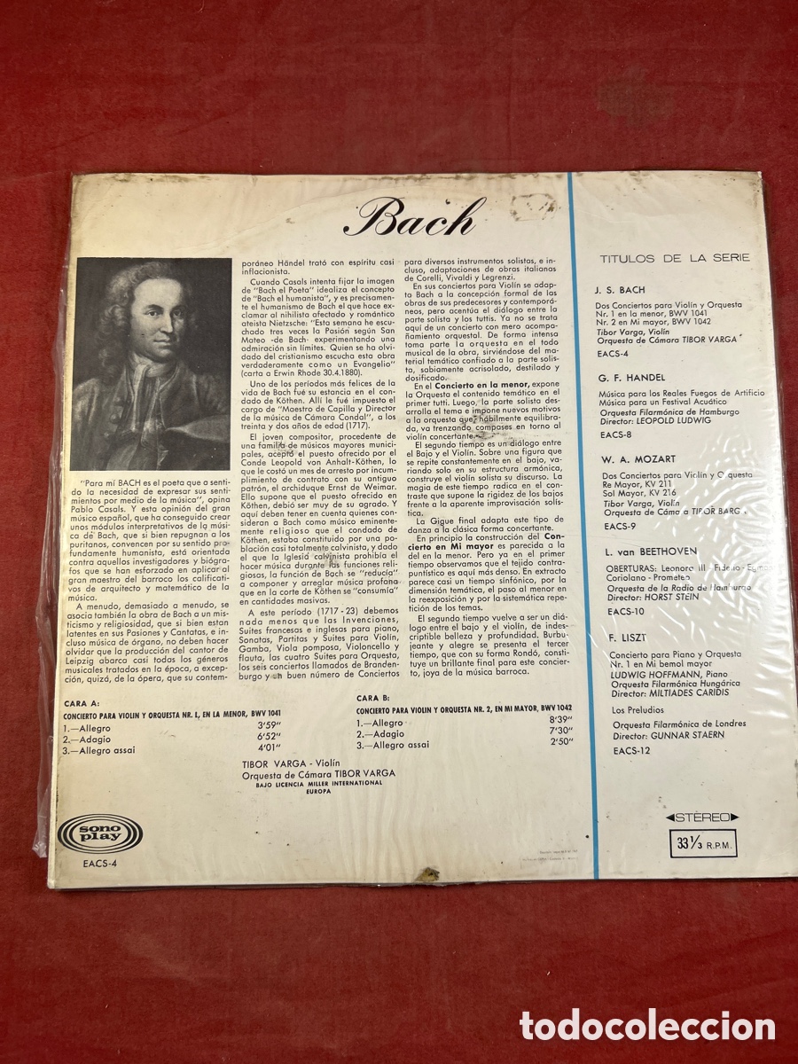 Discos de vinilo: Colecci&oacute;n grandes maestros BACH - Foto 2