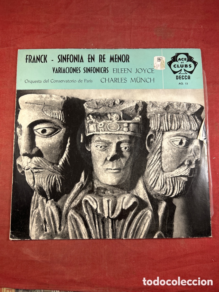 Discos de vinilo: FRANCK SINFON&Iacute;A EN RE MENOR - Foto 1