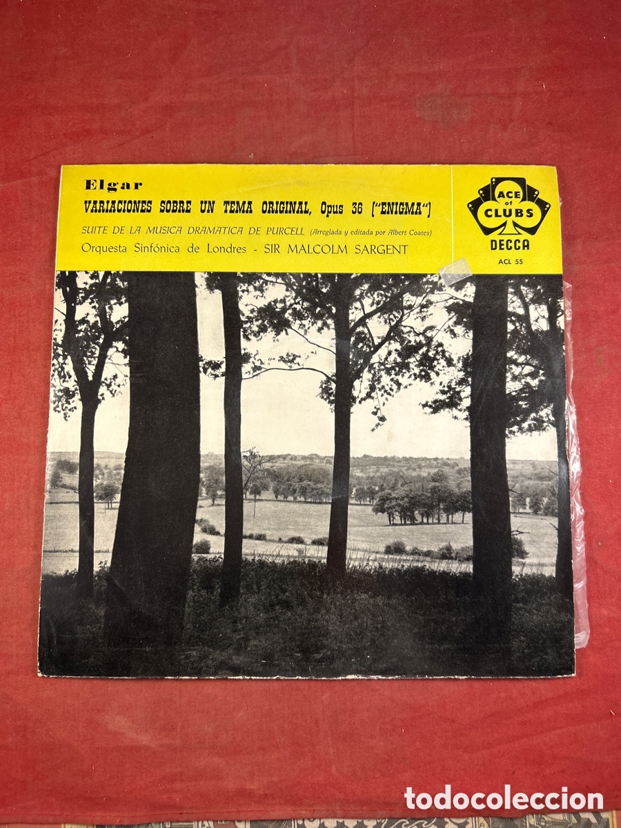 Disques de vinyle: ACL 55 Elgar VARIACIONES SOBRE UN TEMA ORIGINAL, Op. 36 (&rdquo;ENIGMA&rdquo;)