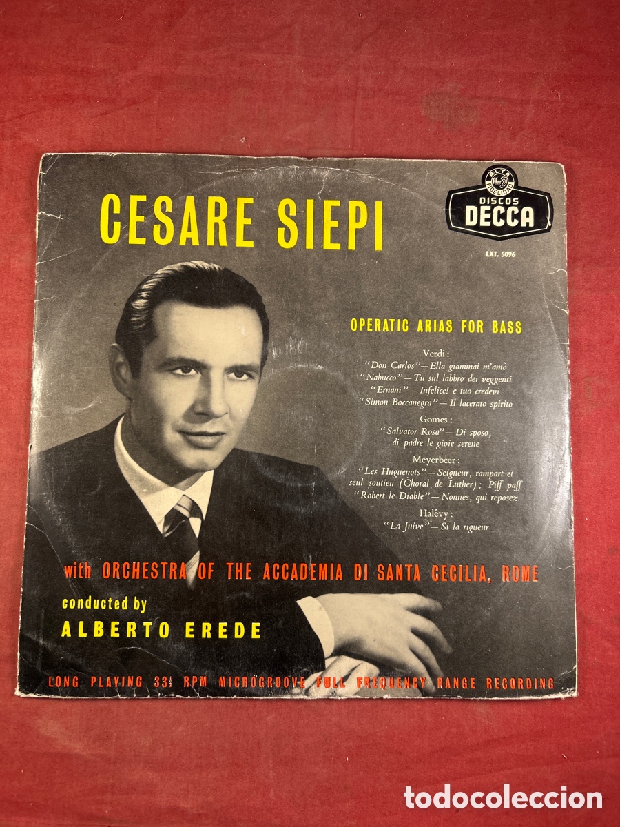 Disques de vinyle: ARIAS DE OPERA PARA BAJO