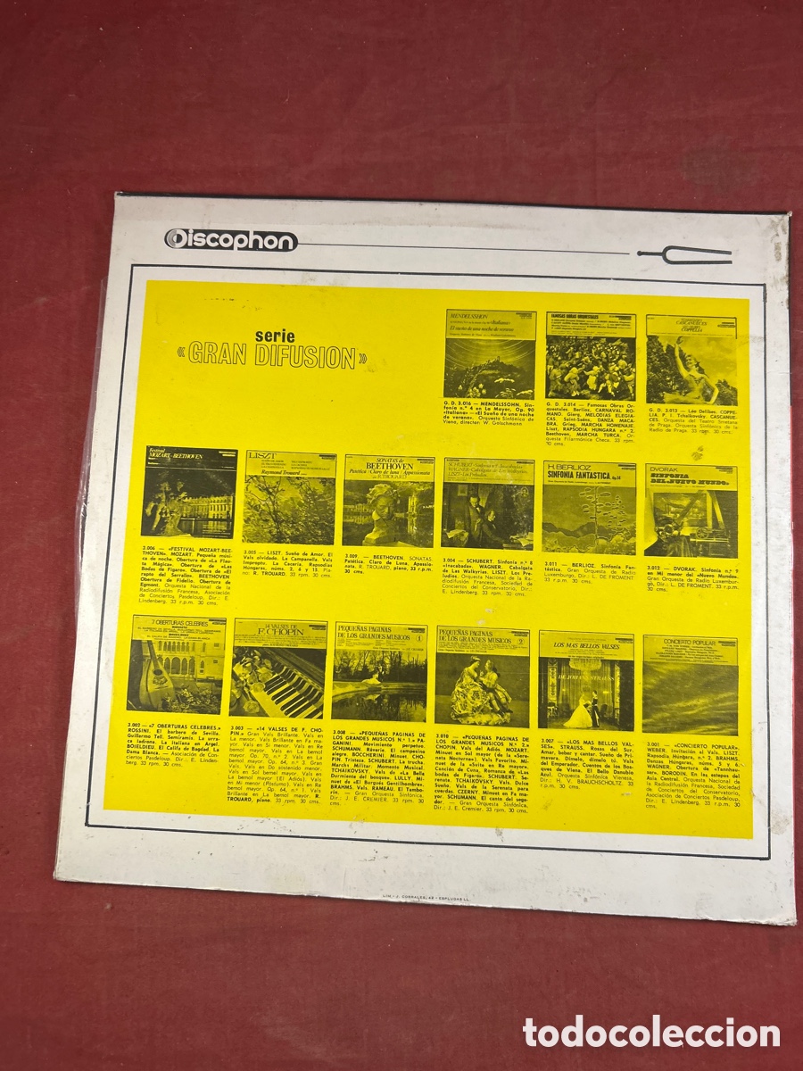 Discos de vinilo: ORQUESTA FILARMONICA CHECA - Foto 2