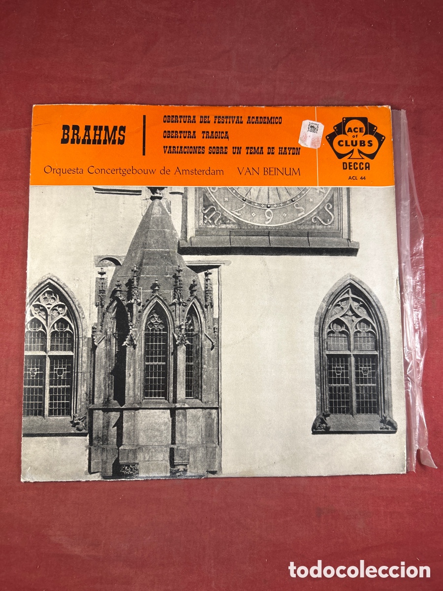Discos de vinilo: BRAHMS Orquesta Concertgebouw de Amsterdam - Foto 1