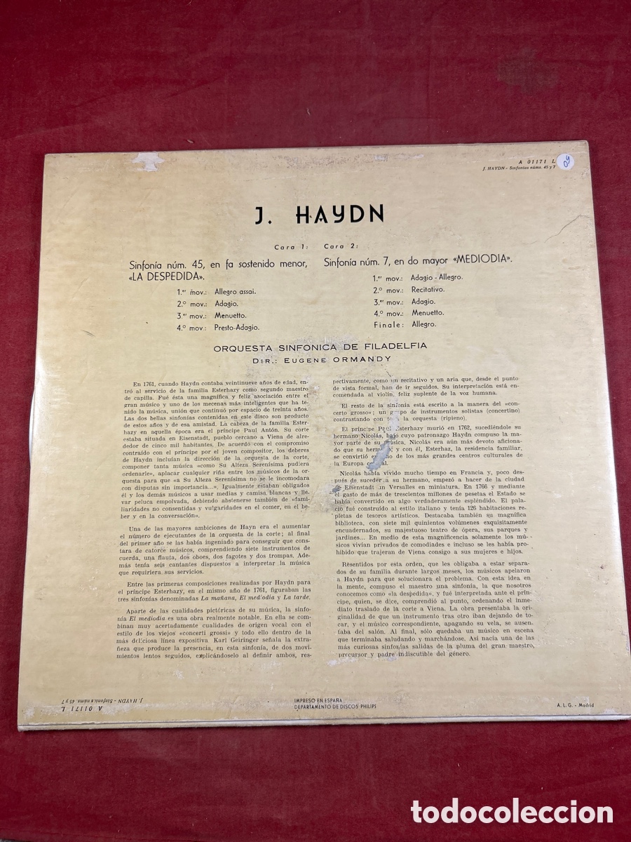 Discos de vinilo: ORQUESTA SINFONICA DE FILADELFIA - Foto 2