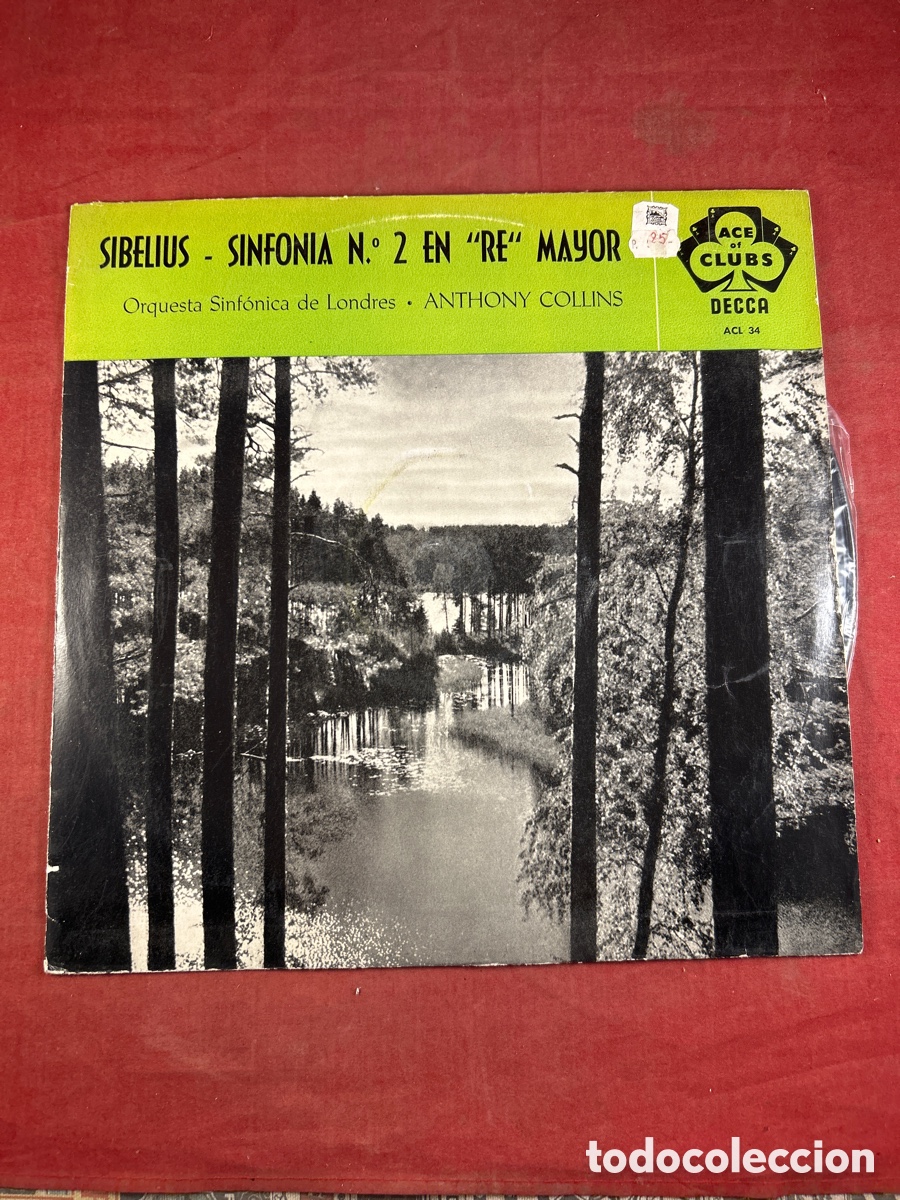 Discos de vinilo: SIBELIUS - SINFONIA N.&ordm; 2 EN &rdquo;RE&rdquo; MAYOR - Foto 1
