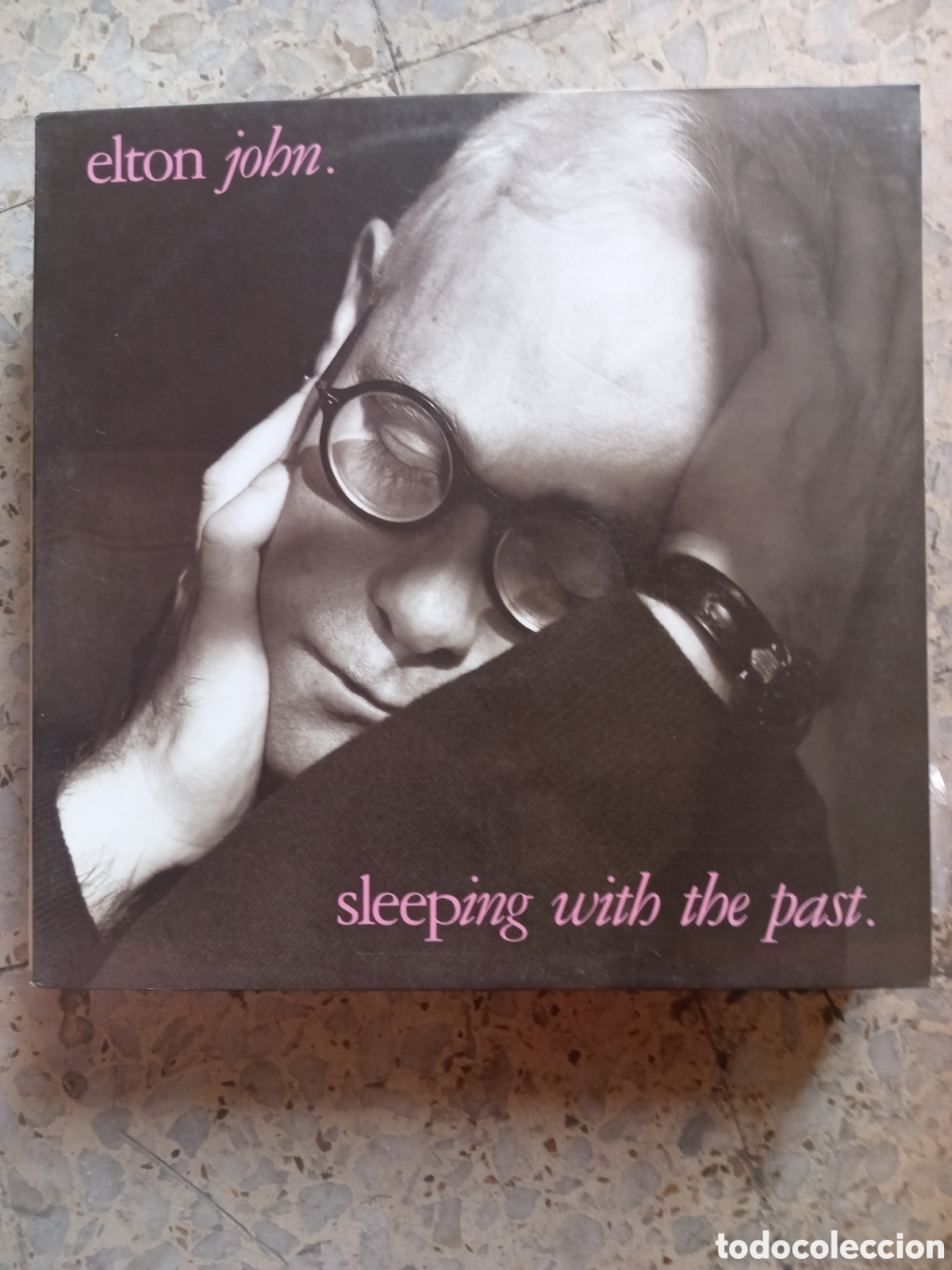 Discos de vinilo: LP ELTON JOHN SLEEPING WITH THE PAST 1989 SPAIN INSERT - Foto 1