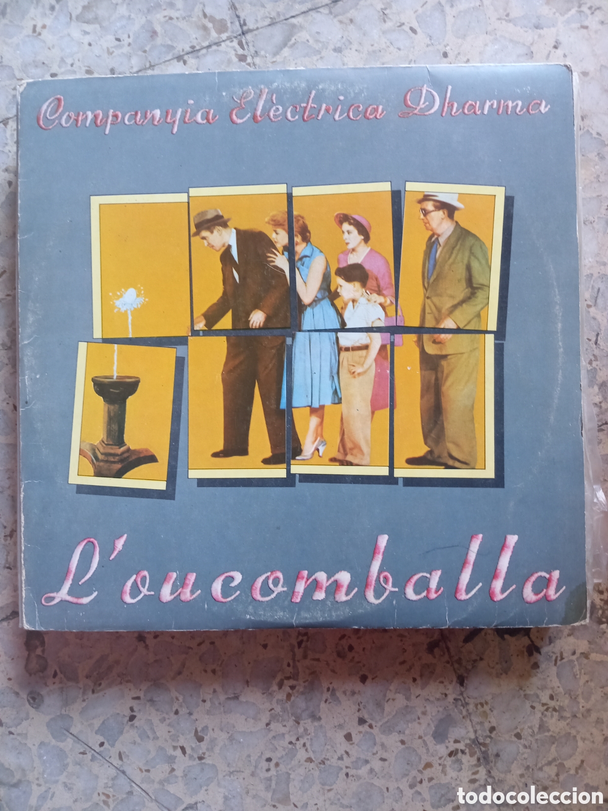 Discos de vinilo: LP COMPA&Ntilde;IA ELECTRICA DHARMA L&acute;OUCOMBALLA 1976 SPAIN INSERT - Foto 1