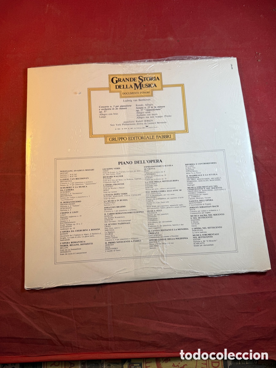 Discos de vinilo: BEETHOVEN CONCIERTO N3 - Foto 2