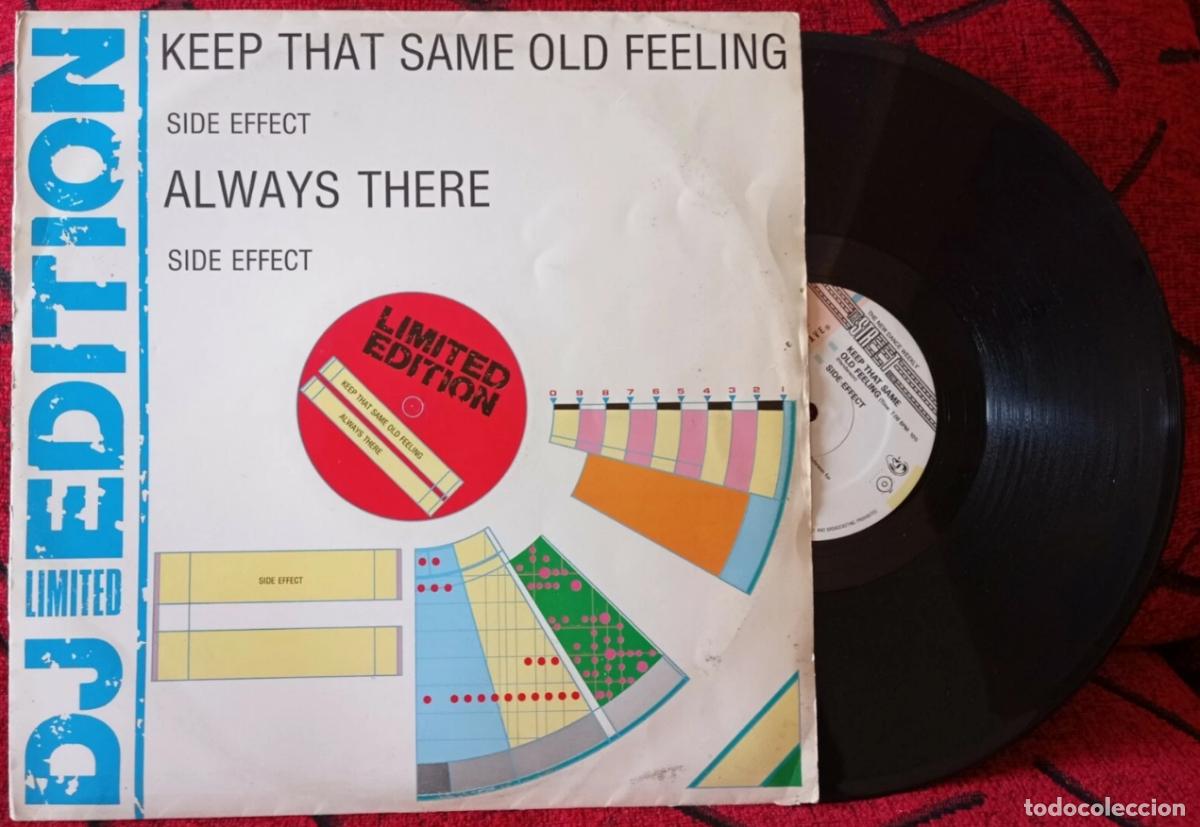 Discos de vinilo: SIDE EFFECT **Keep That Same Old Feeling / Always There** MAXI SINGLE VINILO UK - Foto 1
