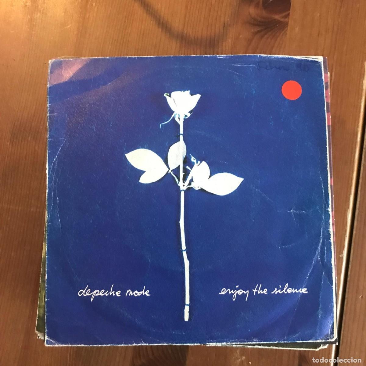 Discos de vinilo: DEPECHE MODE - ENJOY THE SILENCE - 7&rdquo; SINGLE SANNI 1990 - Foto 1