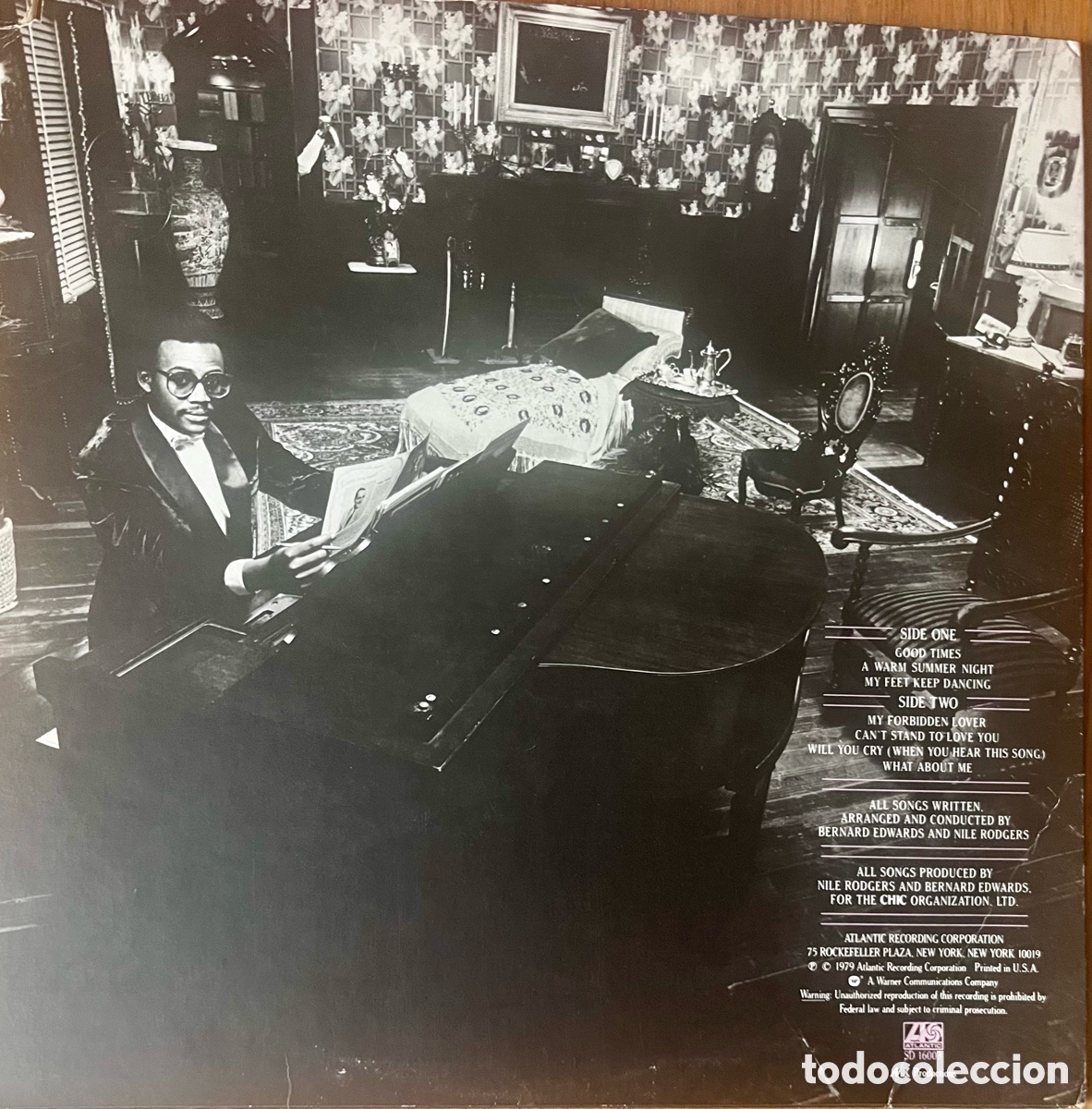Discos de vinilo: CHIC - Risque 1979 USA - Foto 2