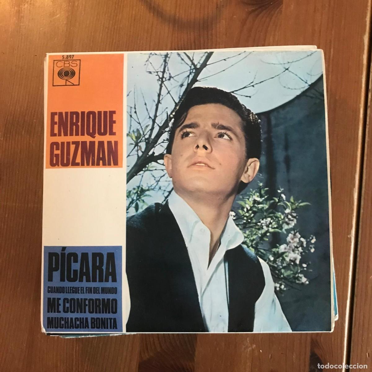 Discos de vinilo: ENRIQUE GUZM&Aacute;N - P&Iacute;CARA - EP CBS 1964 - Foto 1