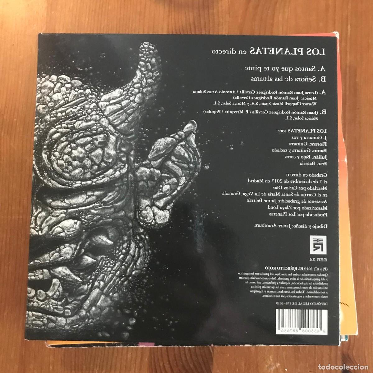 Discos de vinilo: PLANETAS - SANTOS QUE YO TE PINTE - SINGLE EL EJ&Eacute;RCITO ROJO 2019 - NUMERADO - Foto 1