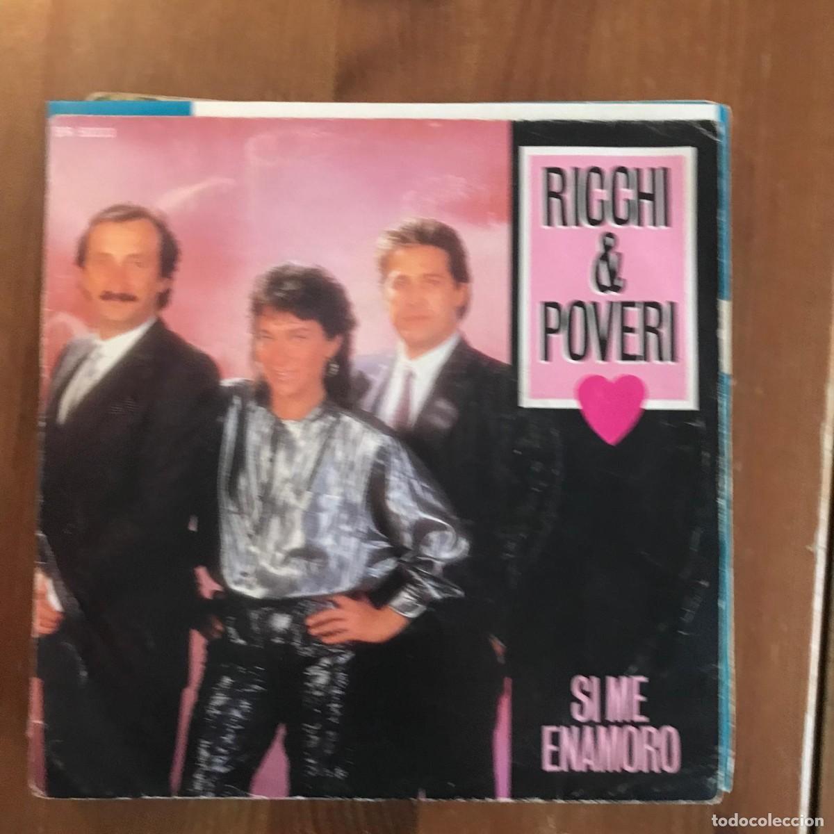 Discos de vinilo: RICCHI E POVERI - SI ME ENAMORO - SINGLE SANNI 1985 - Foto 1