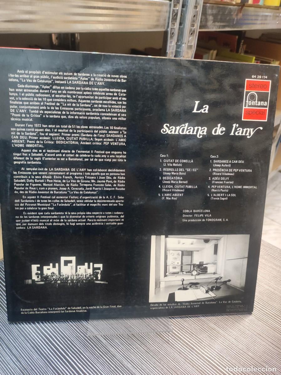 Discos de vinilo: Cobla Barcelona &ndash; La Sardana De LAny - Foto 2