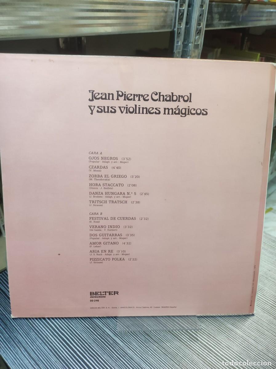 Discos de vinilo: Jean Pierre Chabrol &ndash; Y Sus Violines M&aacute;gicos - Foto 2