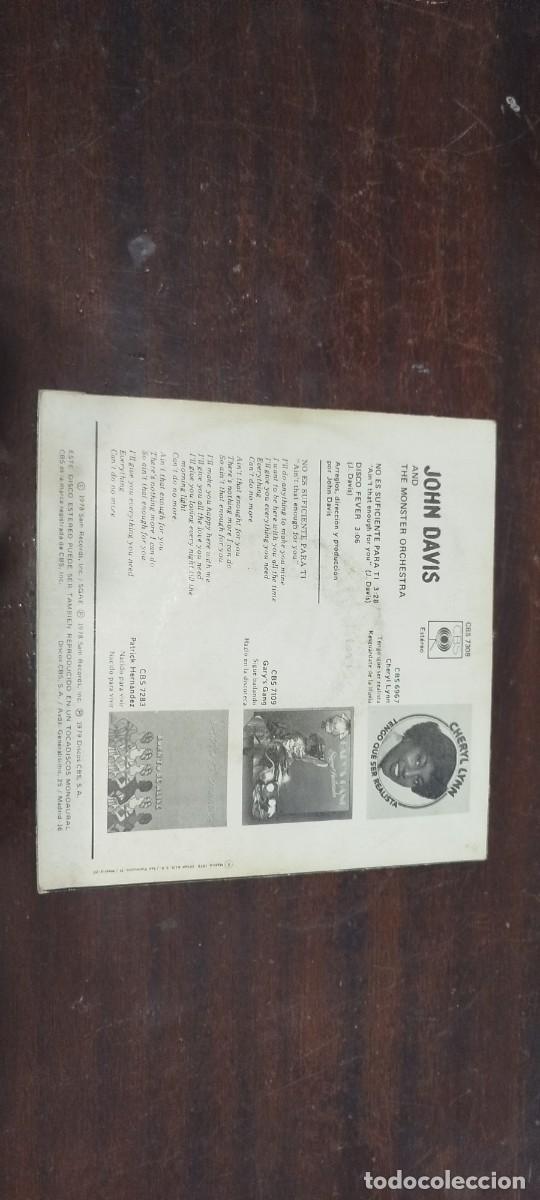 Discos de vinilo: Vinilo single John Davis - Foto 4