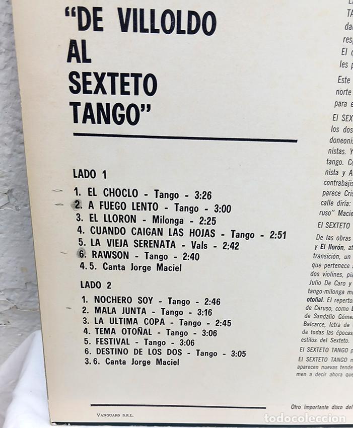 Discos de vinilo: De Villoldo al Sexteto Tango. Argentina - Foto 2