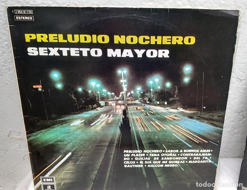 Discos de vinilo: Preludio nochero. Sexteto Mayor. Tango - Argentina - Foto 1