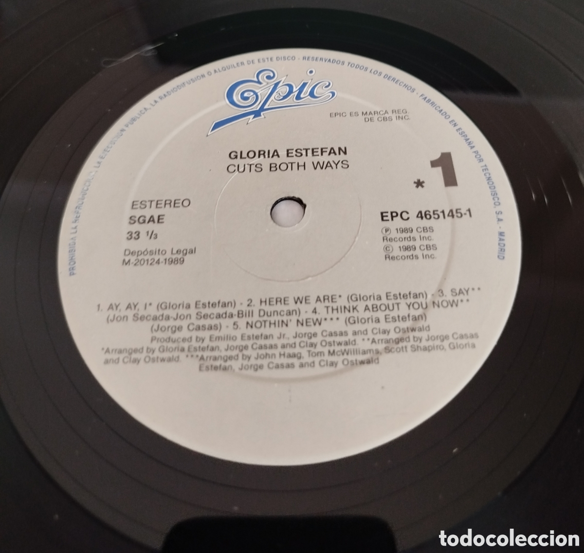 Discos de vinilo: Gloria estefan - cuts both ways - Foto 3