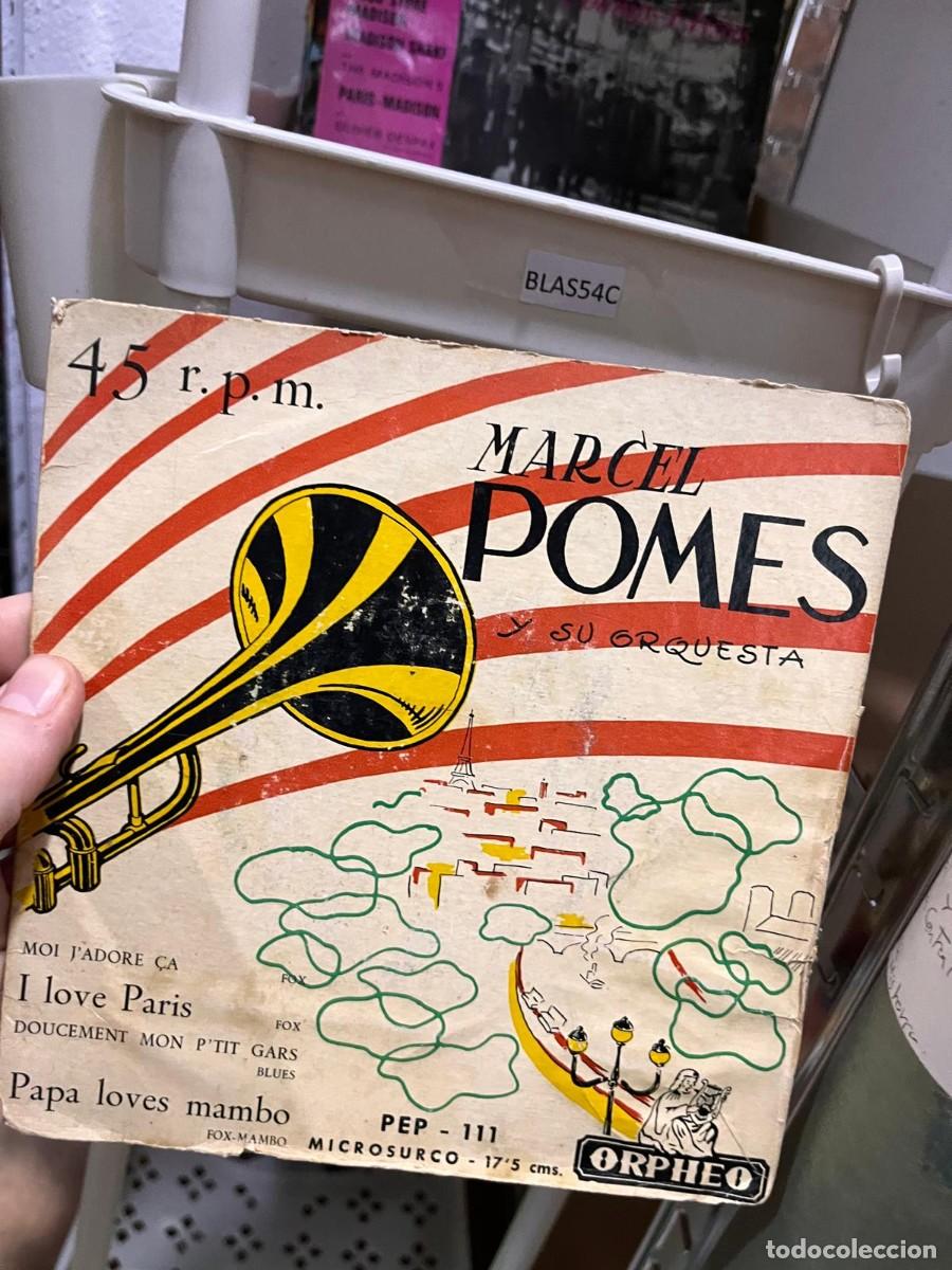 Discos de vinilo: BLAS54C EP VINILO MARCEL POMES Y SU ORQUESTA - Foto 1