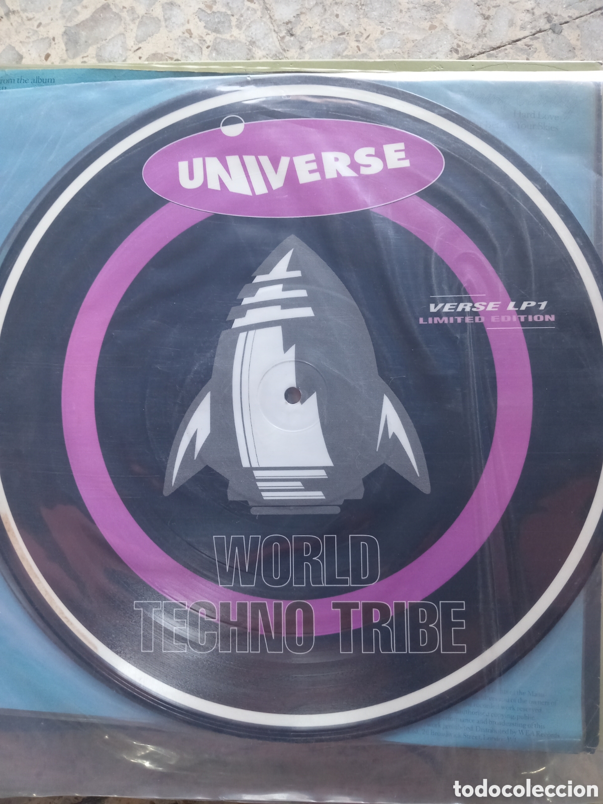 Discos de vinilo: MAXI 12&rdquo; PICTURE WORLD TECHNO TRIBE UNIVERSE - Foto 2