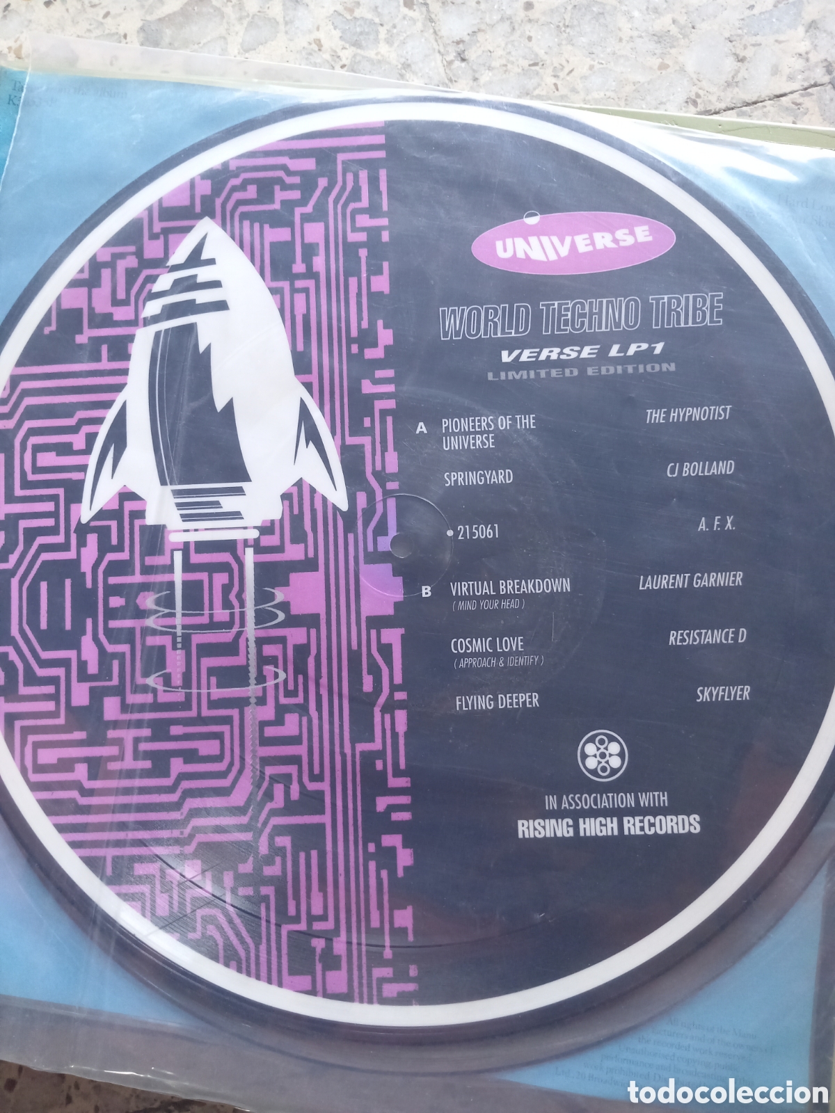 Discos de vinilo: MAXI 12&rdquo; PICTURE WORLD TECHNO TRIBE UNIVERSE - Foto 1