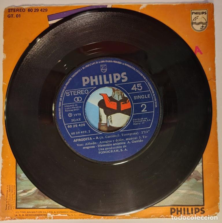 Discos de vinilo: VVAA. Mazinger Z/ Afrodita-A. Philips, Spain 1978 single BSO versi&oacute;n original TV - Foto 4