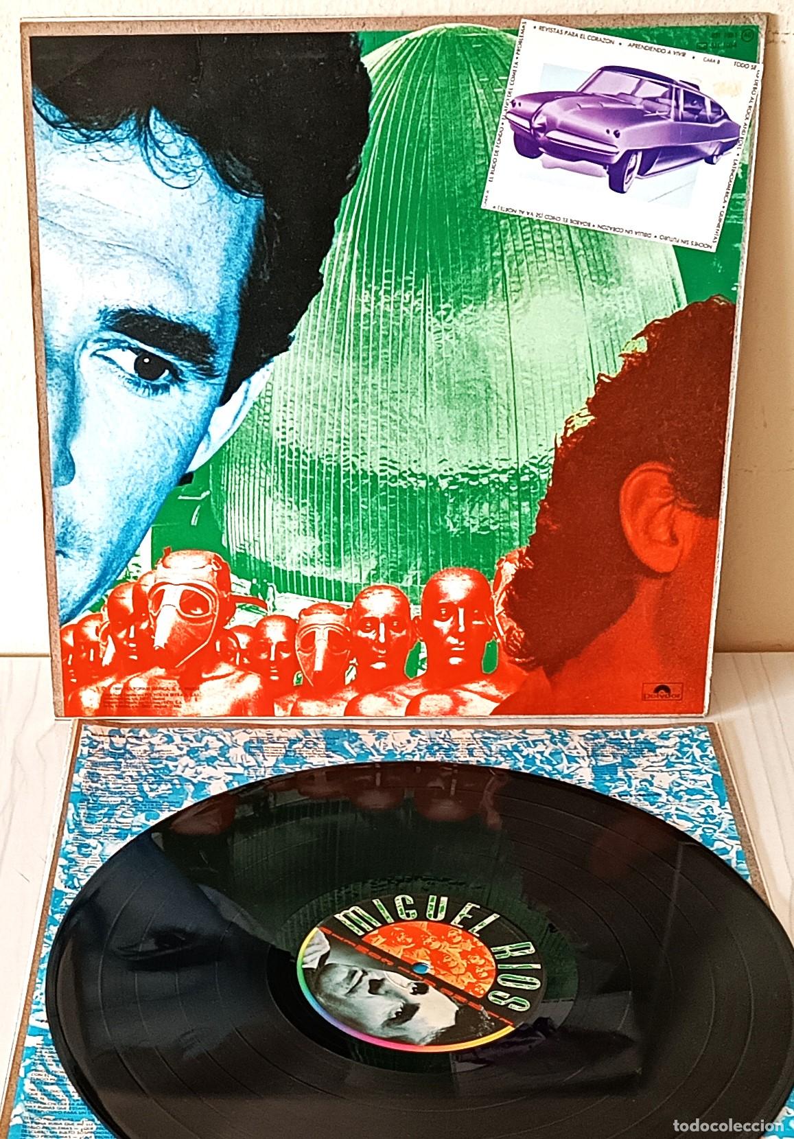 Discos de vinilo: MIGUEL RIOS - EL A&Ntilde;O DEL COMETA POLYDOR - 1986 - Foto 2