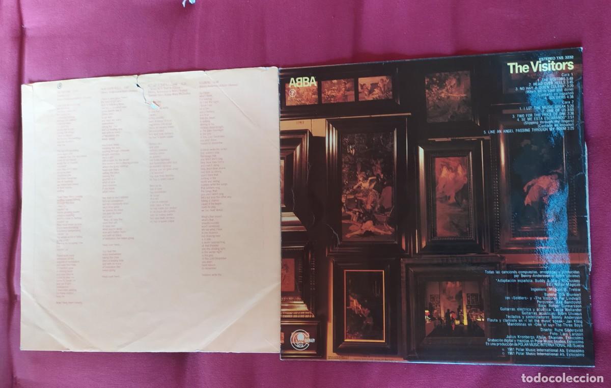 Discos de vinilo: LP ABBA: The visitors. A&ntilde;o 1981 - Foto 2