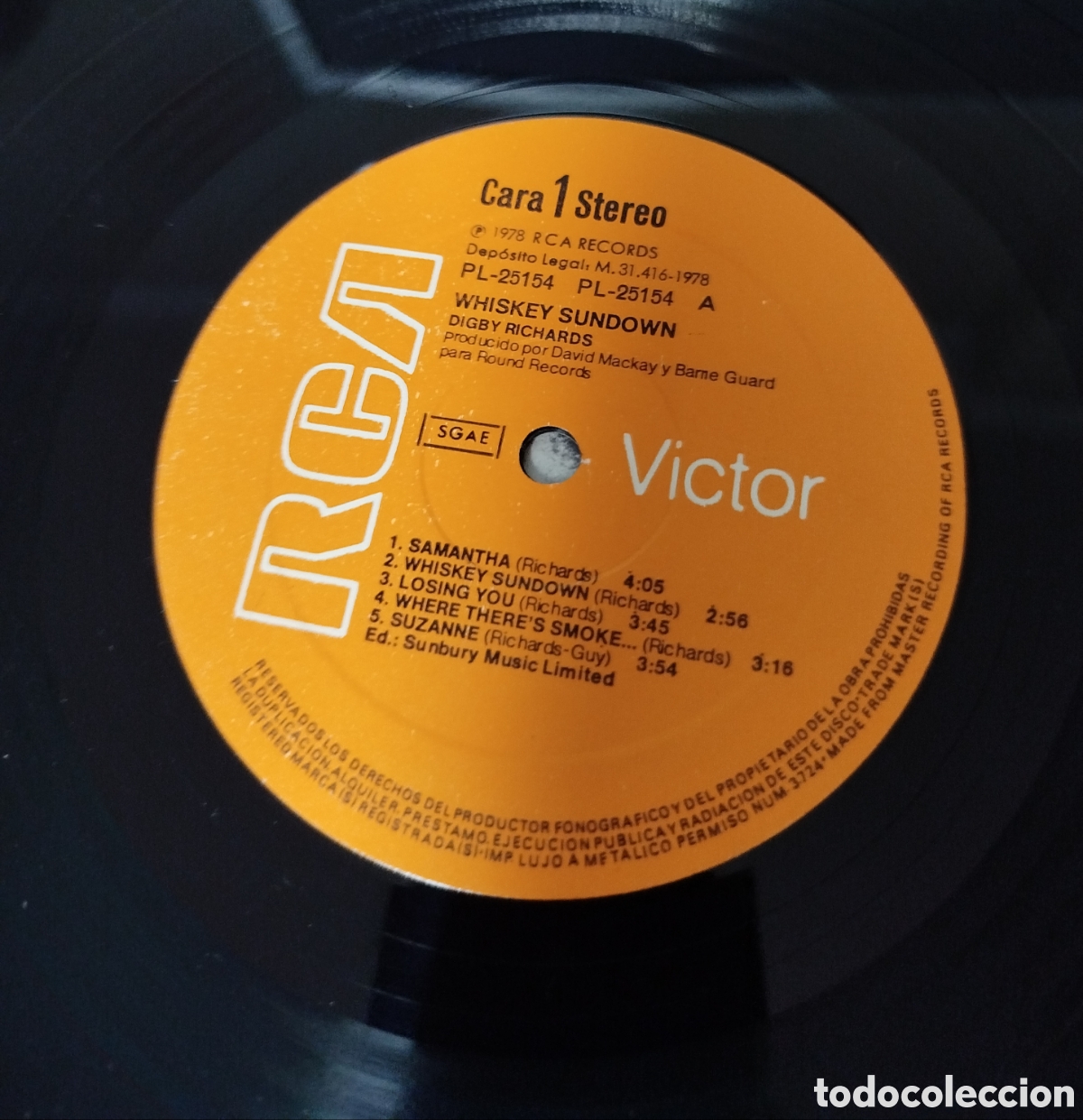 Discos de vinilo: Digby Richards - Whiskey Sundown - Foto 5
