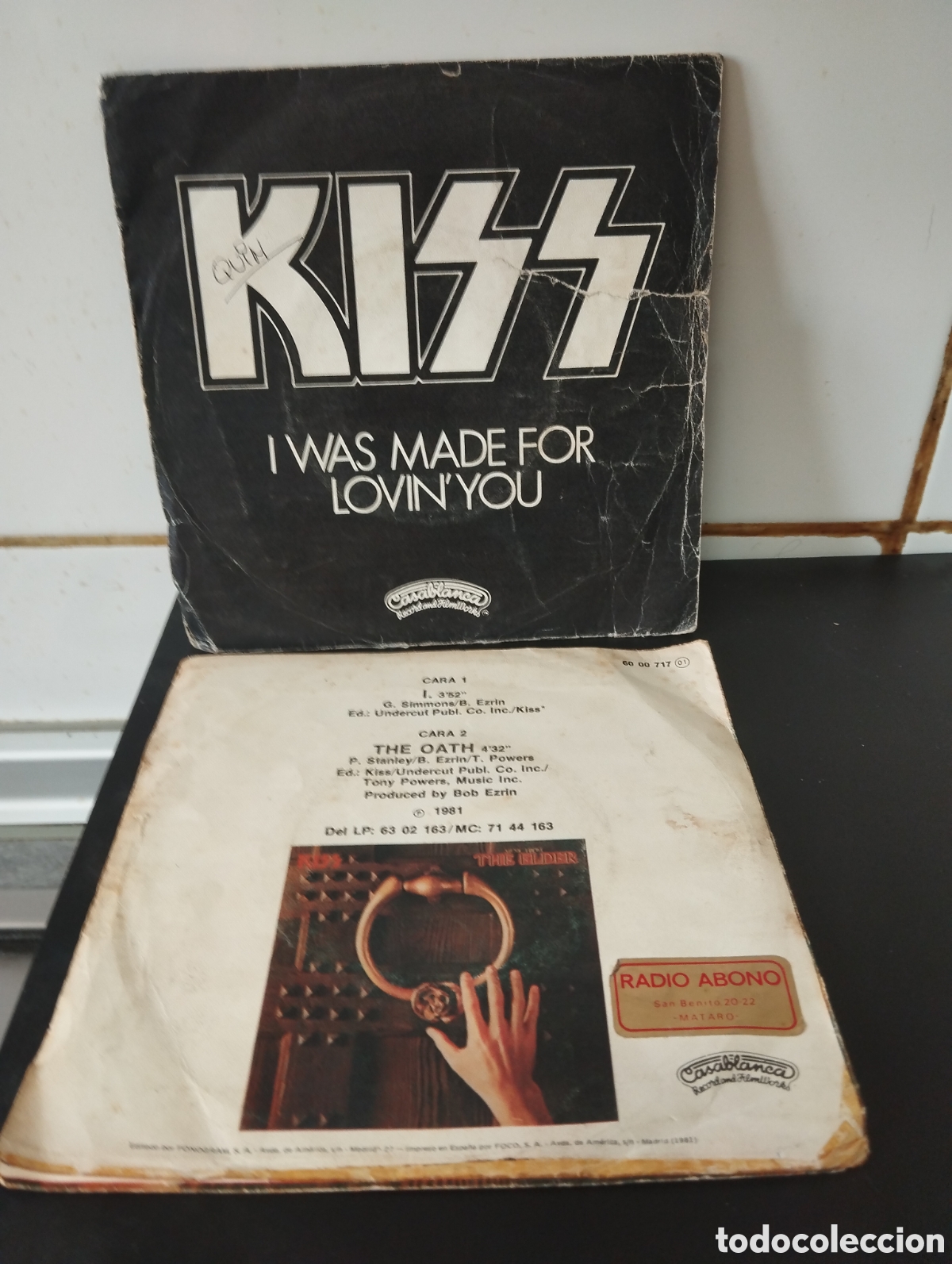Discos de vinilo: PAREJA DE SINGLES DE kISS - Foto 3