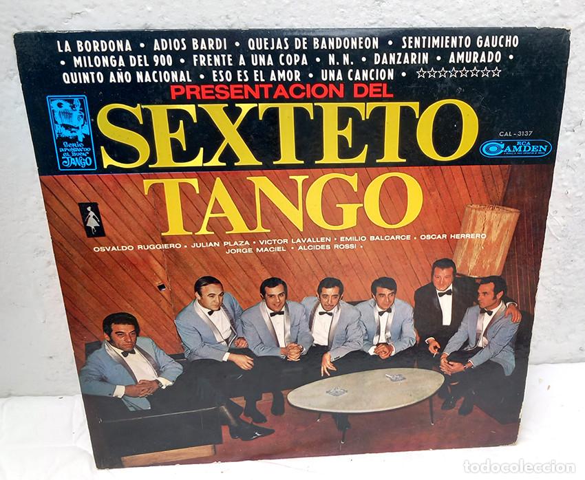 Discos de vinilo: Presentaci&oacute;n del Sexteto Tango. Argentina - Foto 1