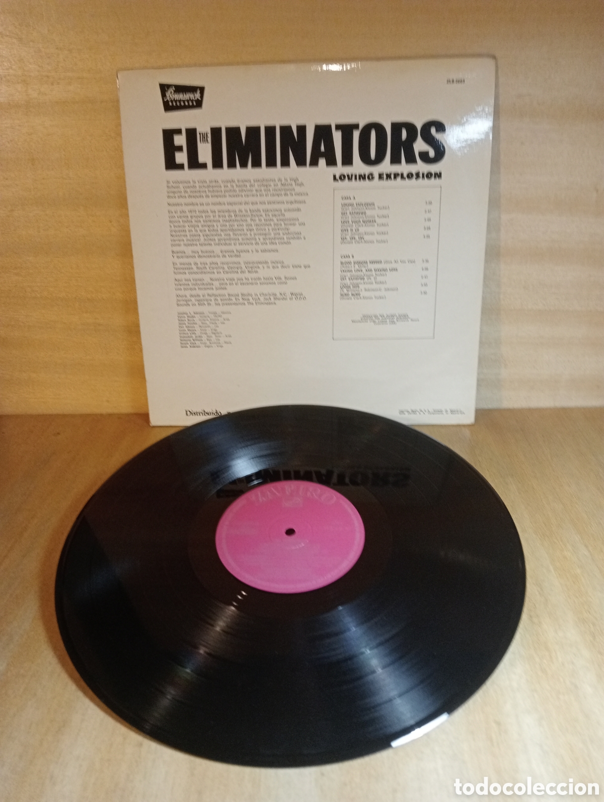 Discos de vinilo: The Eliminators. Loving Explosi&oacute;n. - Foto 2
