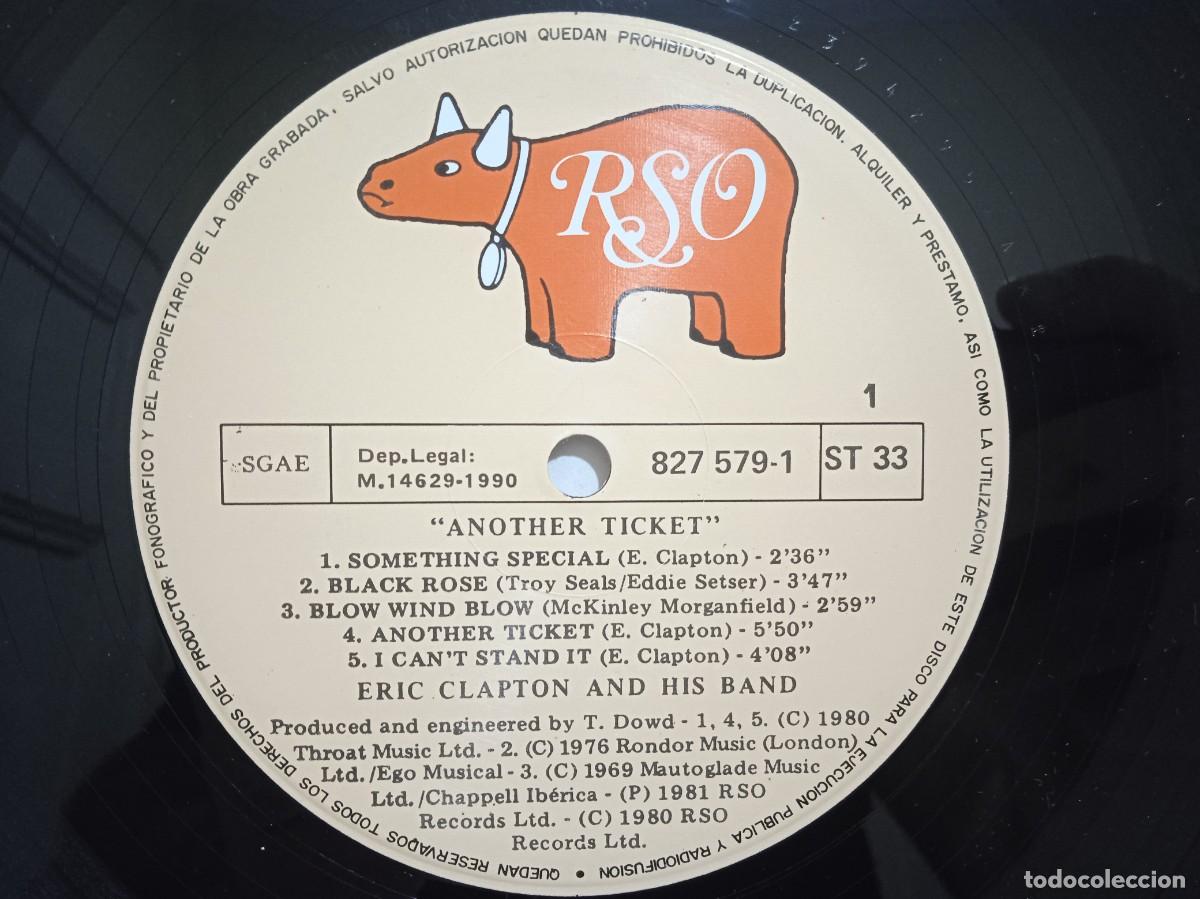 Discos de vinilo: Eric Clapton - Another Ticket - LP - 1990 - Spain - Foto 4