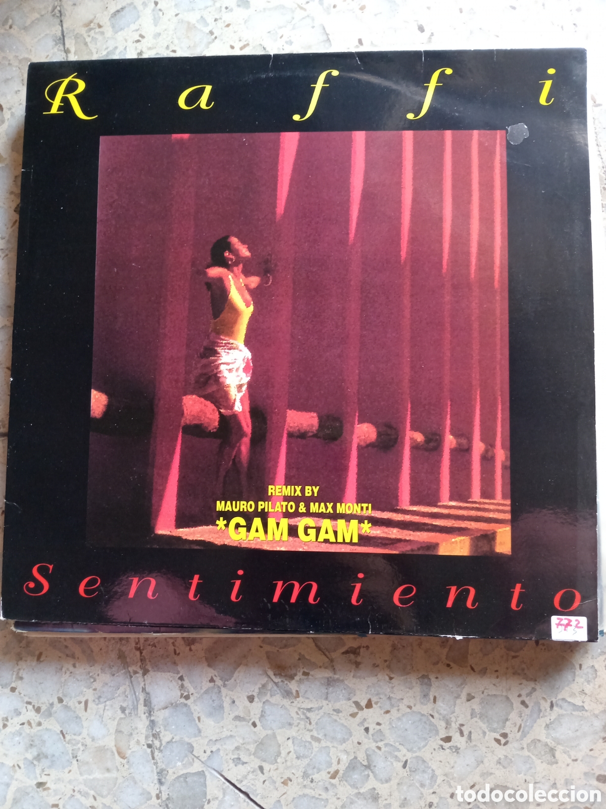 Discos de vinilo: MAXI 12&rdquo; RAFFI SENTIMIENTO 1995 - Foto 1