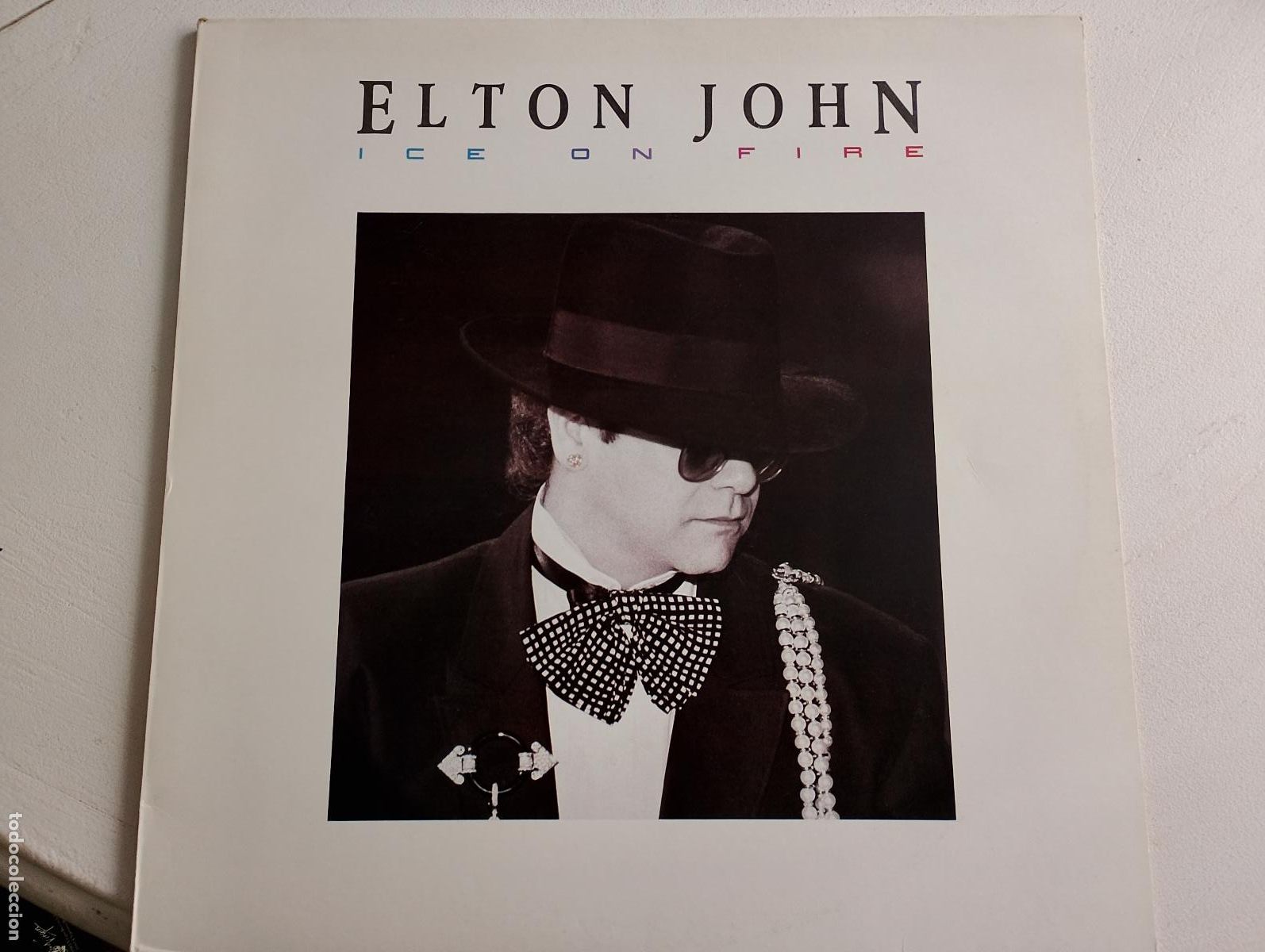 Discos de vinilo: Elton John &lrm;&ndash; Ice On Fire 1985 ed espa&ntilde;ola - Foto 2