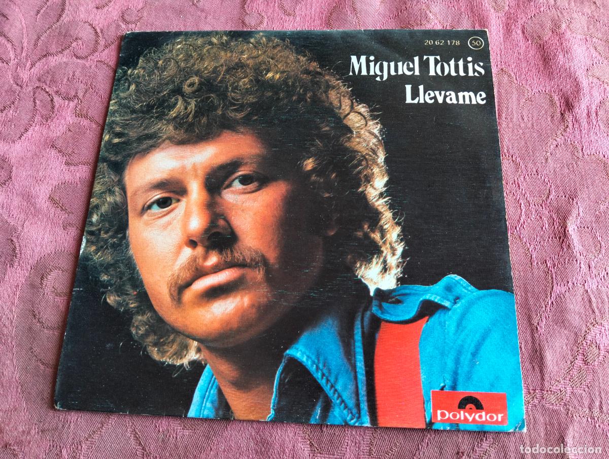 Discos de vinilo: Miguel Tottis, llevame Polydor, disco vinilo single EP - Foto 1