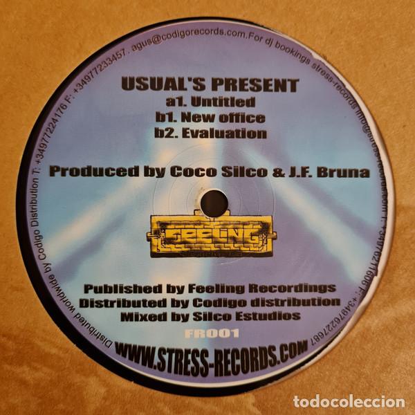 Discos de vinilo: Usuals &ndash; Usuals Present MAXI Feeling Recordings 2002 ESPA&Ntilde;A RARO - Foto 1